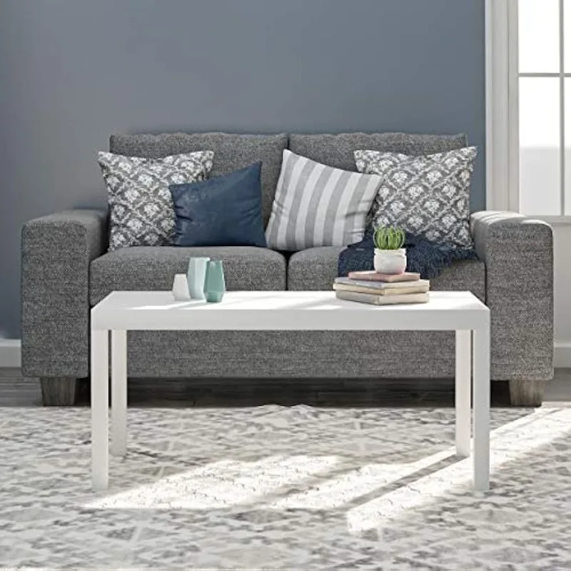 

Parsons Modern Coffee Table, White