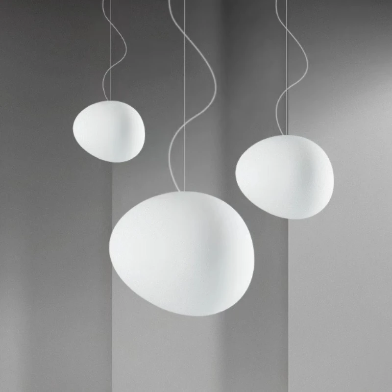 

Nordic simple glass chandelier creative personality bar