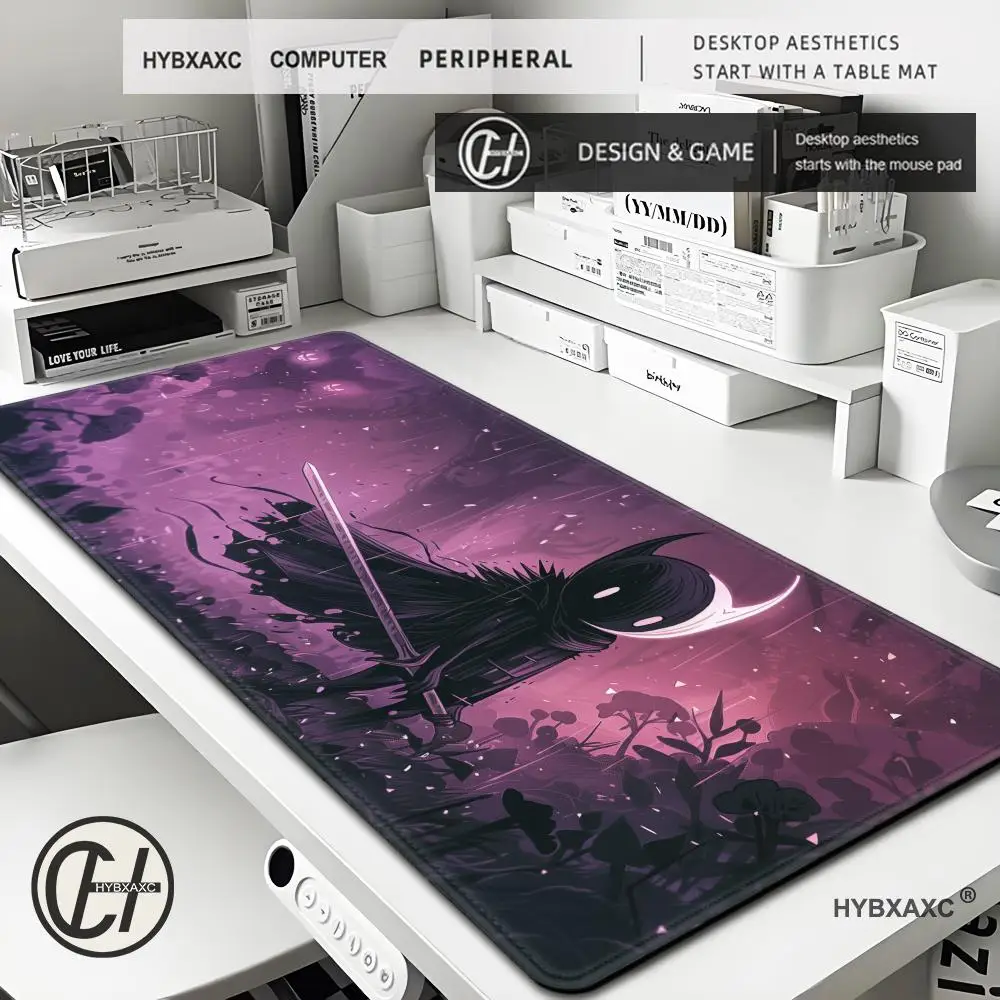 Hollow Knight Silksong Mouse Pad Play Mat,Large XXL90x40cmx5mm,stitch Desk Mats,Gaming Accessories,PC Parts