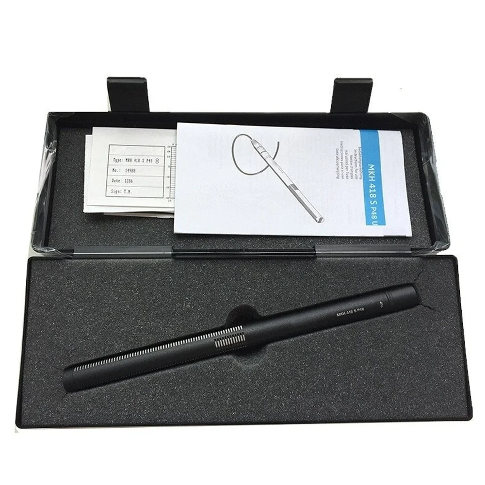 New MKH418 MKH 418-S Universal M-S Stereo shotgun Microphone for Every Type of Application in Film Both Indoors and Outdoors