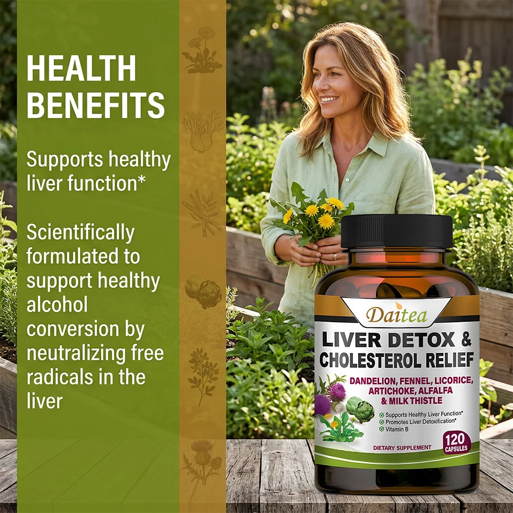 Liver Cleanse Detox & Repair - with Artichoke, Dandelion, Liver & Kidney Health, Liver Cleanse, Detox & Repair