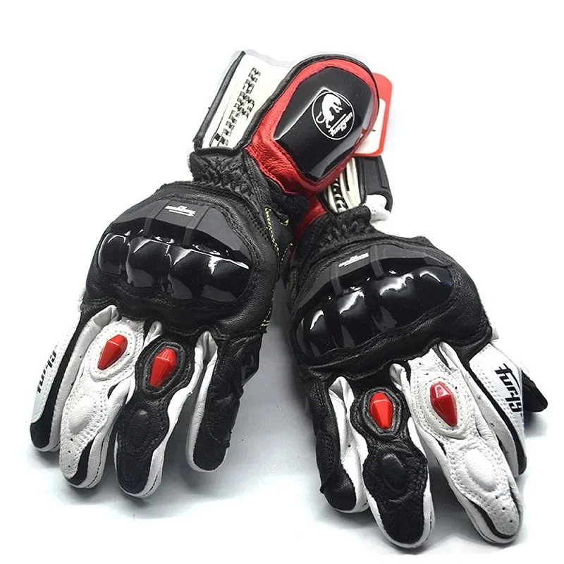 Free shipping motorcycle hard shell high quality leather gloves Furygan AFS18 off-road motorcycle racing riding gloves