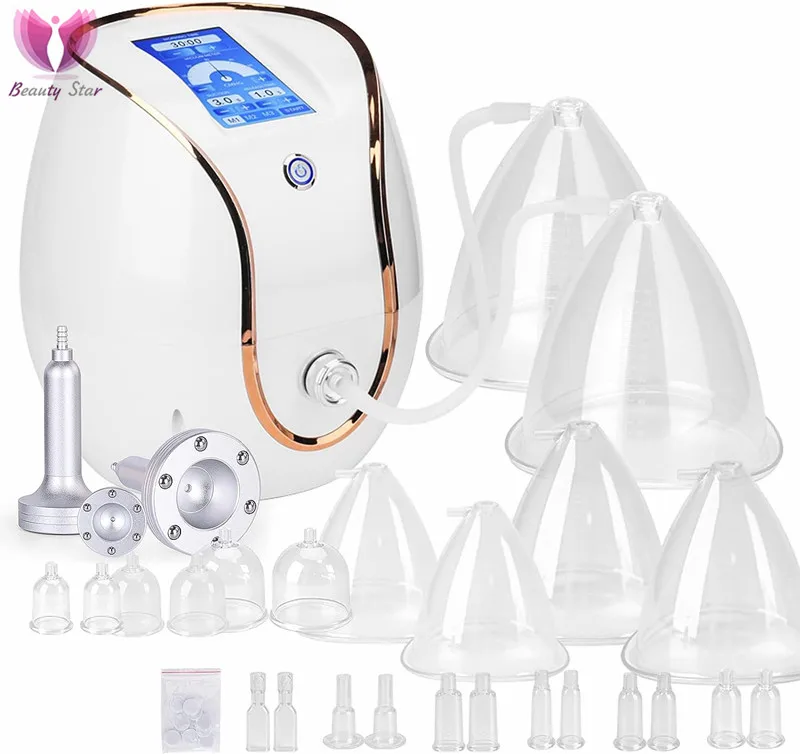 2023 Newest Touch Screen Vacuum Massage Therapy Machine For Breast Enhancement Buttocks Lifter Scraping Therapy  Body Shaping