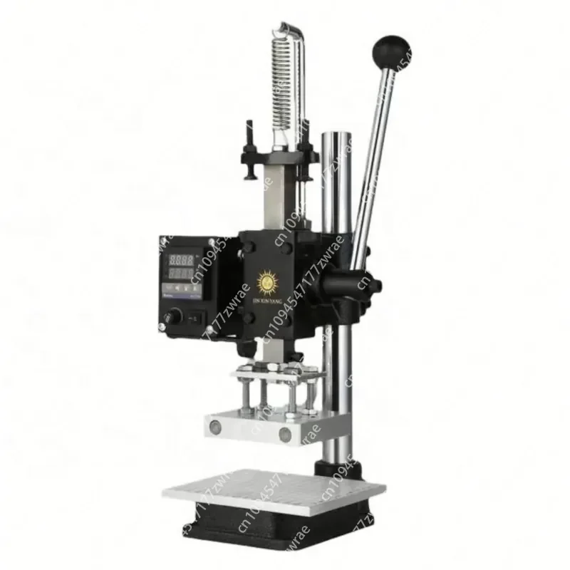 Automatic 220V Industrial Hot Stamping Machine For Phone Cases Wood And Rock Logo Embossing Motor As Core Component