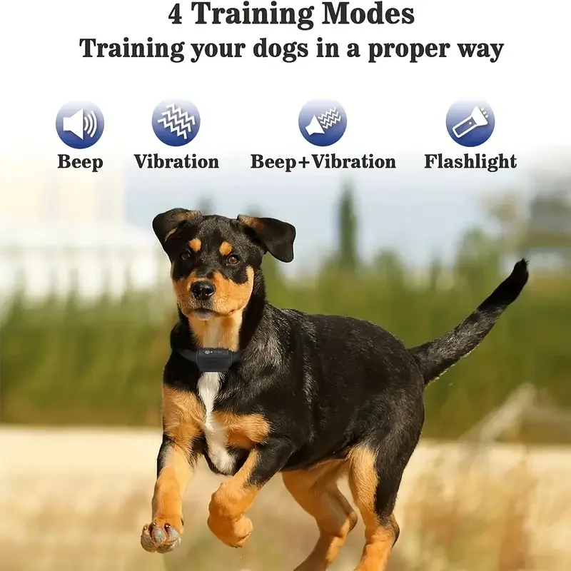 No Shock Vibration Dog Training Collar 1000M Remote Anti Bark Collar Rechargeable Waterproof Vibration Collar for All Dogs