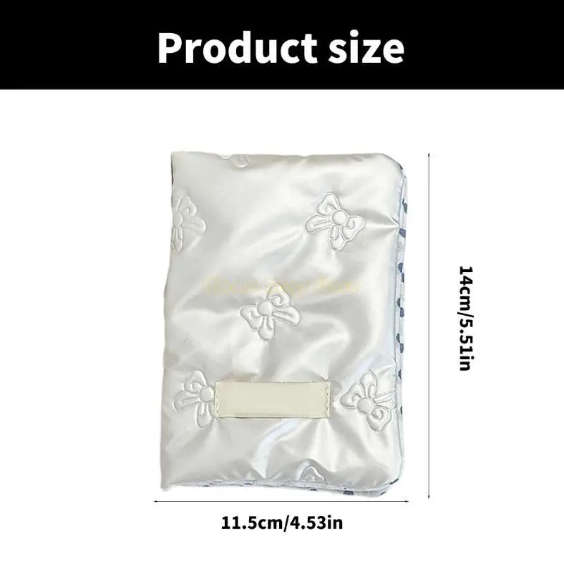 

X90D Women's Korean Bows Holder Practical and Safe Travel Document Management Ticket Storage Organzier