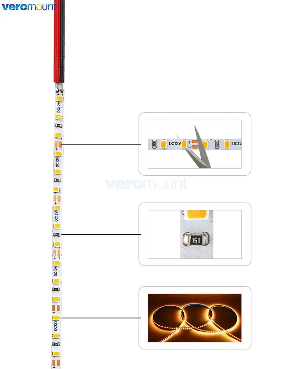 3mm Super wąska szerokość DC12V 5m 2016 LED Strip 180 led/m elastyczny pasek jasny biały, ciepły biały, niebieski, zielony, czerwony IP20 nie