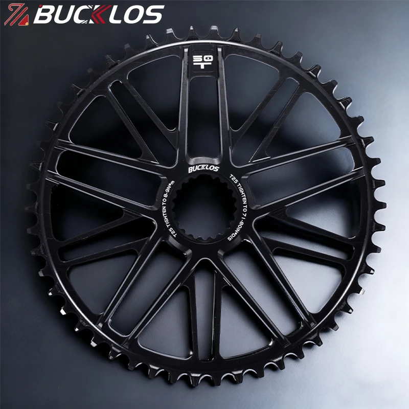 

Звездочка для шоссейного велосипеда BUCKLOS 50T, гравийная велосипедная звездочка с прямым креплением для SHIMANO, встроенная звездочка с ЧПУ из алюминиевого сплава