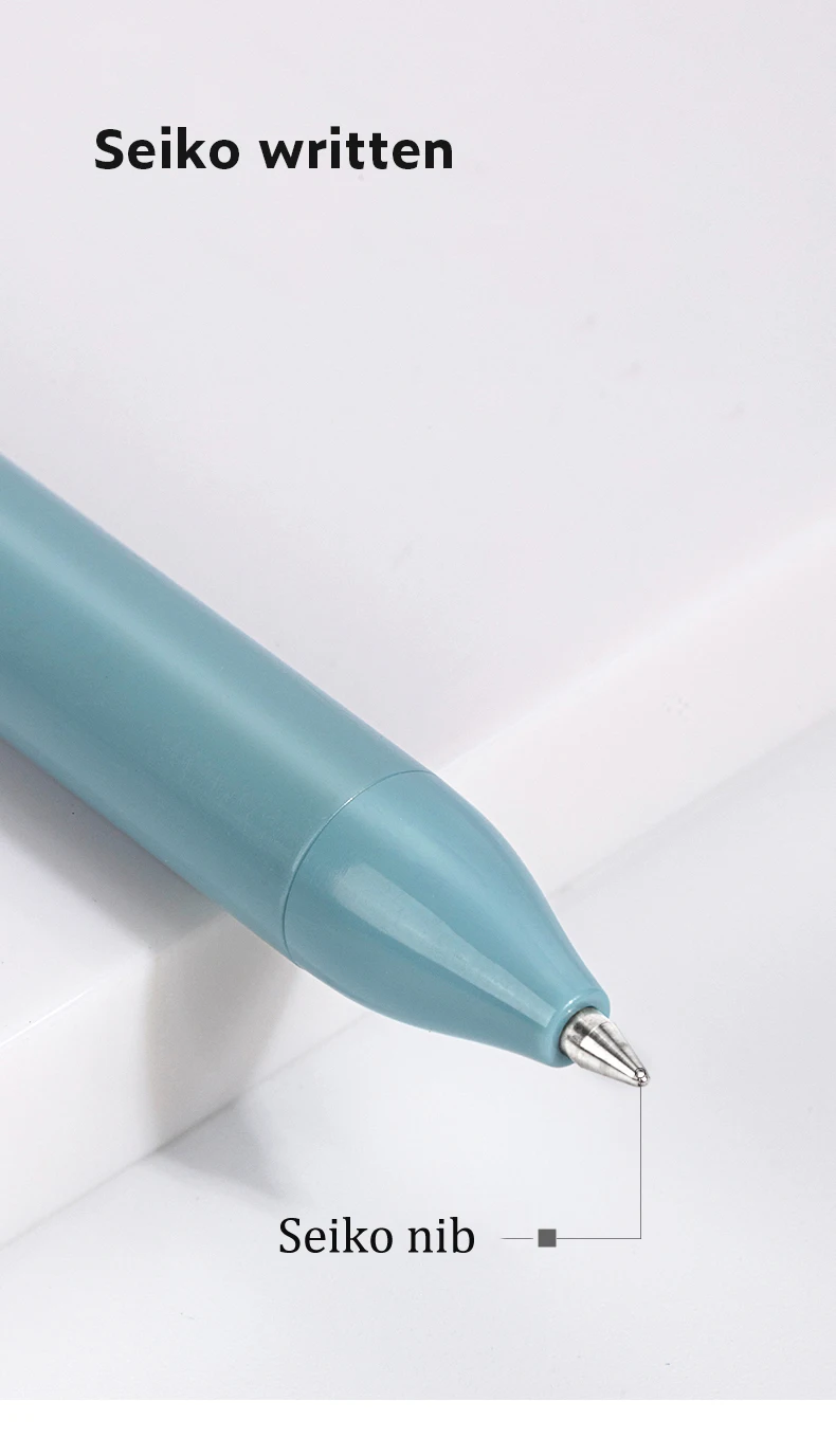 Deli 5 stücke Gel schreiber, schnell trocknende 0,5mm feine Spitze Premium glatte Tinte einziehbare Morandi Kugelschreiber Büro Schul bedarf pучка – Detail 4