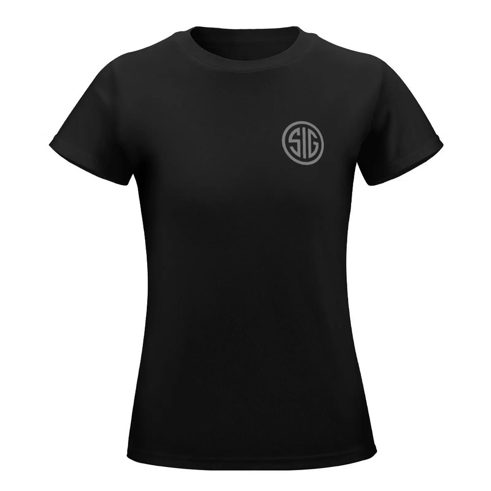 Save Me With> SIG firearm sig tactical T-Shirt Aesthetic clothing lady clothes oversized customizeds Women's tops