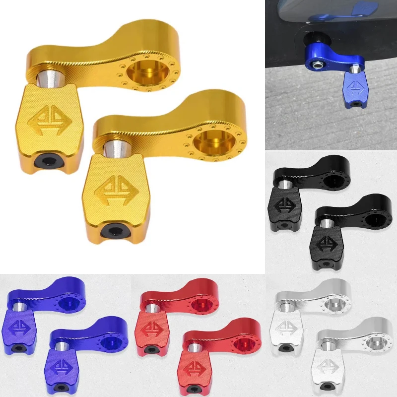 

1pair Motorcycle Pedal CNC Aluminum Motorbike Electric Bike Bicycle Pedal Modification Anti Slip Foot Nails Universal Accessorie