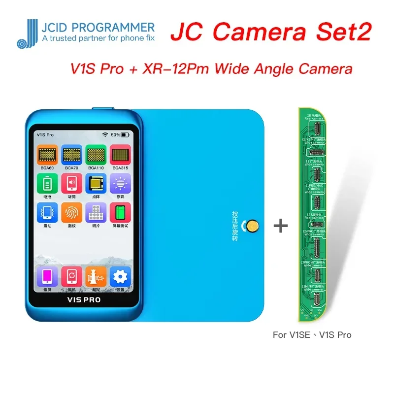 JC JCID Tag-On Camera riparazione Non rimozione FPC Flex per IPhone 12 13 14 Plus Pro Max Mini cavo di riparazione della fotocamera risolvi problemi POP-UP
