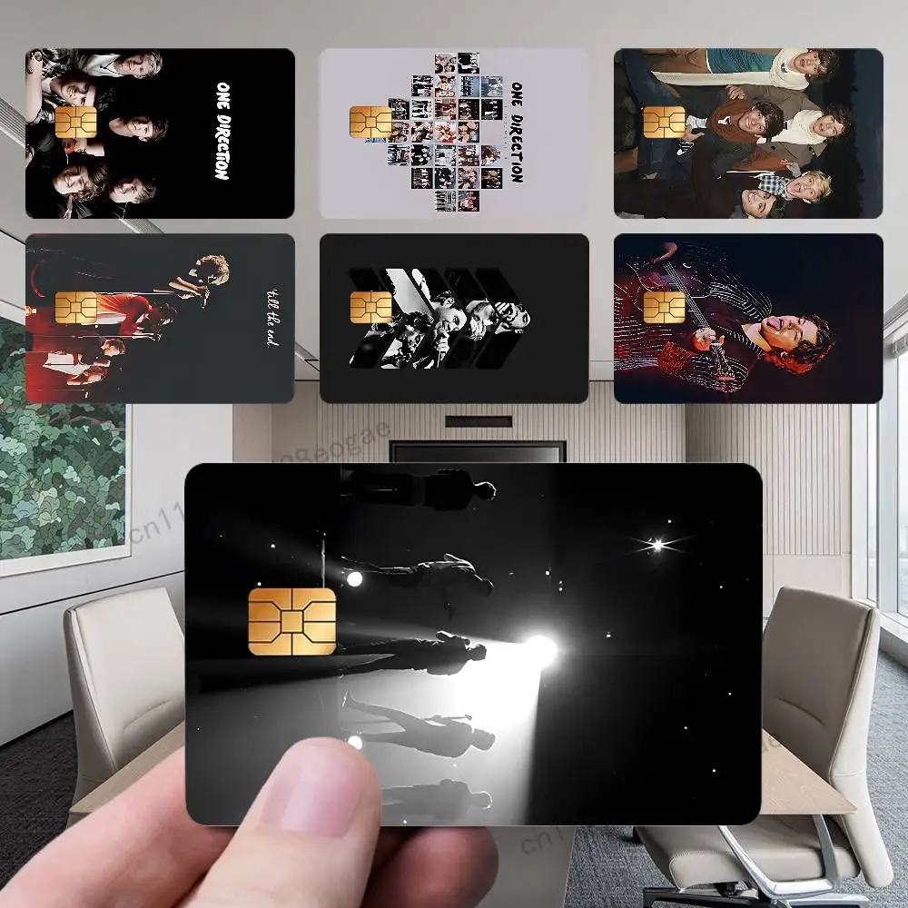 

Band O-One D-Directions Hot Card Sticker PVC Film Skin Sticker For Debit Waterproof 4PCS Film Small Large Chip