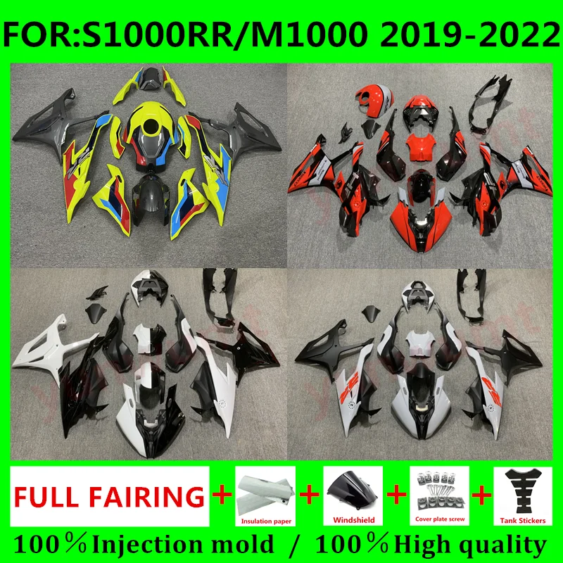 NEW ABS Motorcycle full fairings kit fit For S1000RR S 1000 RR S1000 RR m1000 2019 2020 2021 2022 Fairing kits