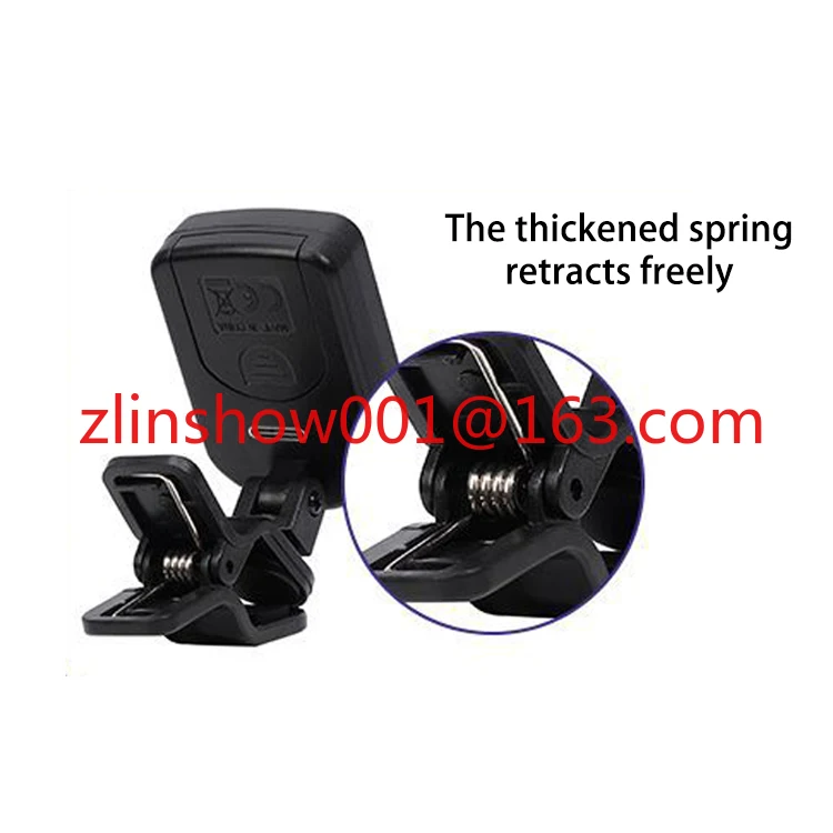 Accesorios de afinador de precisión al por mayor para guitarra, violín, ukelele, violonchelo, doce pasos medios para aplicación de bajo