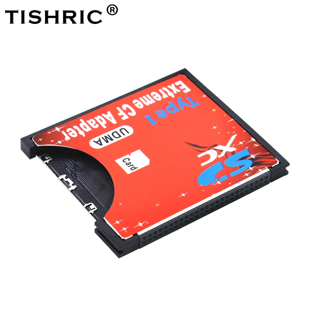 TISHRIC-SD إلى محول CF من النوع الأول ، محول CF المدقع ، قراء بطاقة الذاكرة ، SDHC ، SDXC ، محول بطاقة MMC ، قارئ بطاقة UDMA