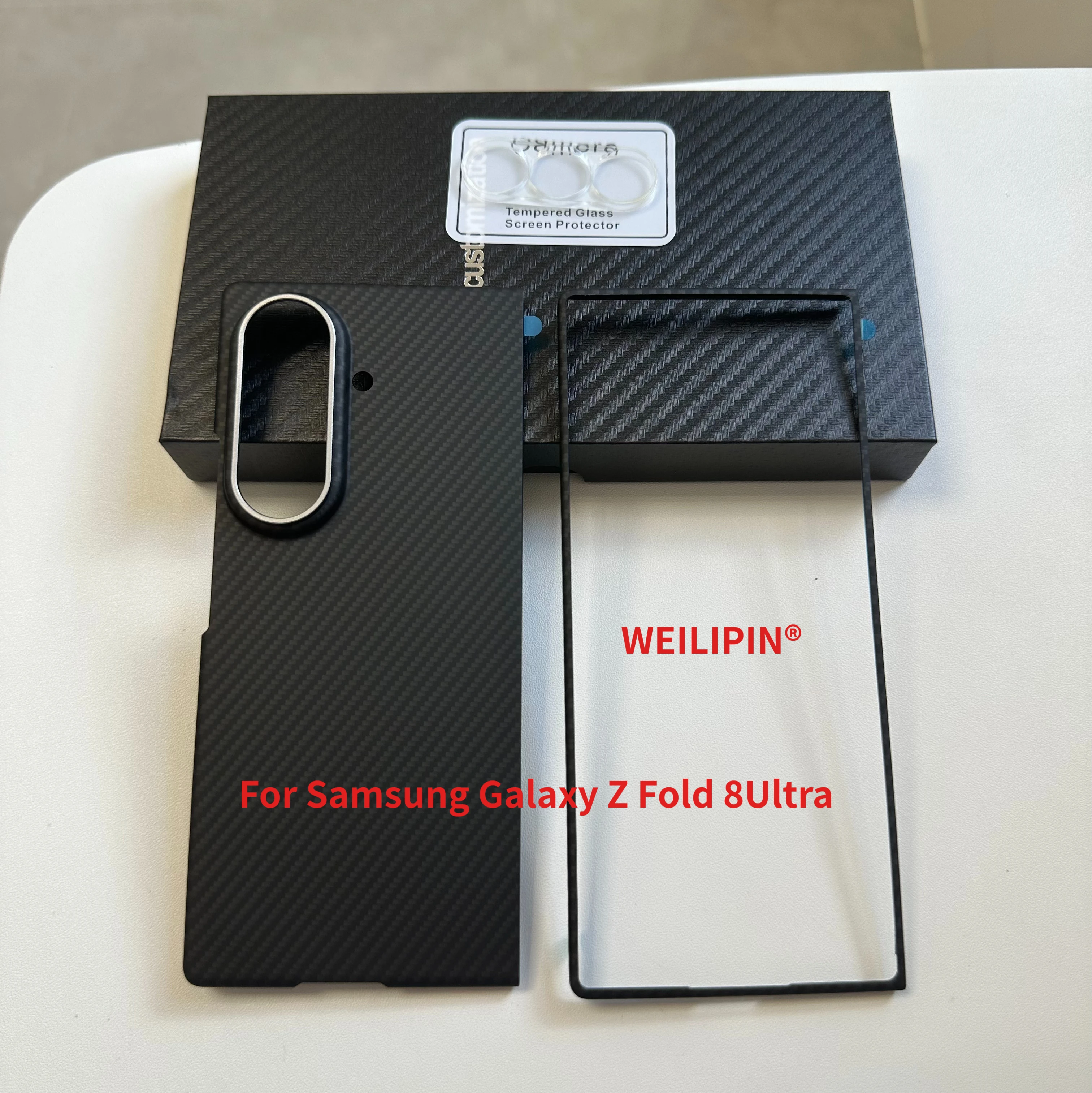 

600D magnetic carbon fiber protective case for Samsung Galaxy Z Fold 8, and ultra-thin aramid fiber shell for Z Fold 8 Ultr