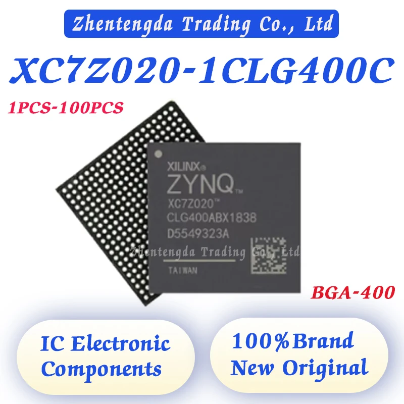 1PCS-100PCS XC7Z020-1CLG400C XC7Z020-1CLG400 XC7Z020 XC7Z020-1CLG IC SOC CORTEX-A9 667MHZ 400BGA