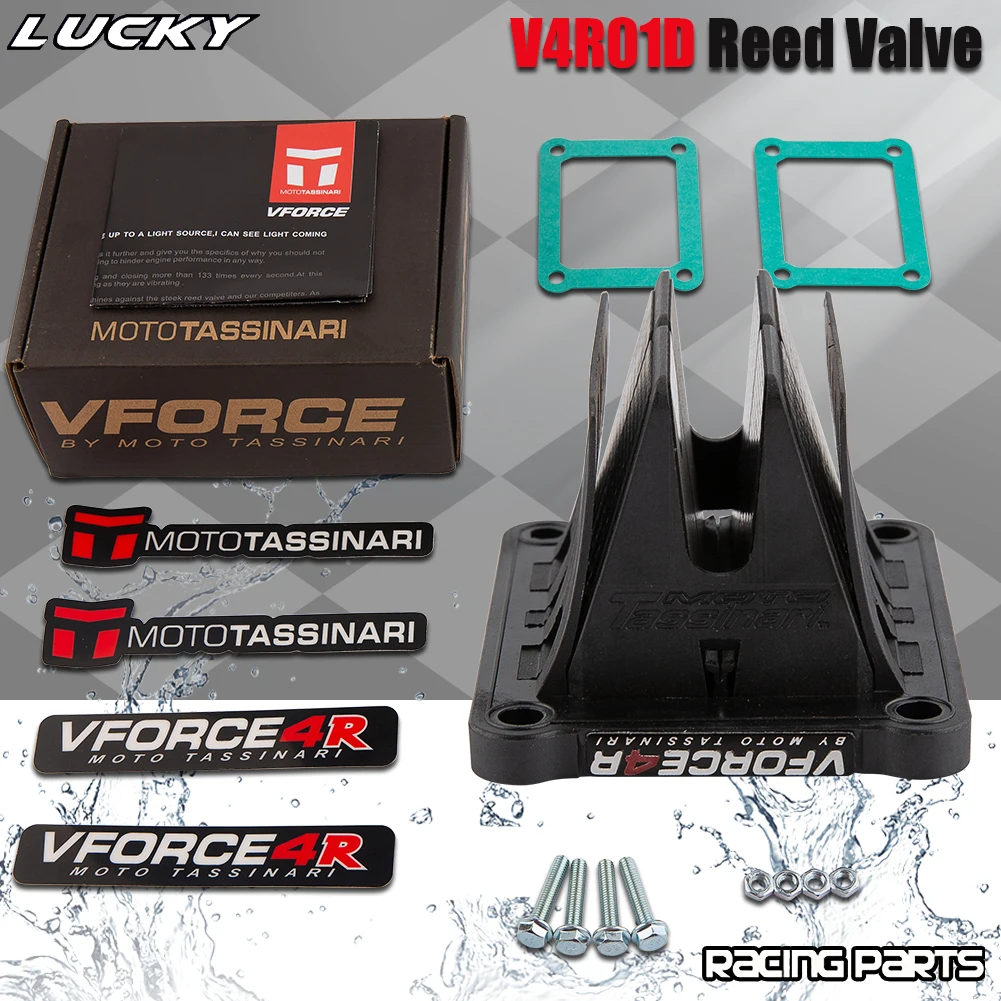 V-Force-4R Reed válvula Reed, V4R01D, sistema de bloco de pétalas para Honda CR125, 1987-2000, 2002, NSR125, 150, JC20, 22, NSR 250, MC21, MC28 gaiola