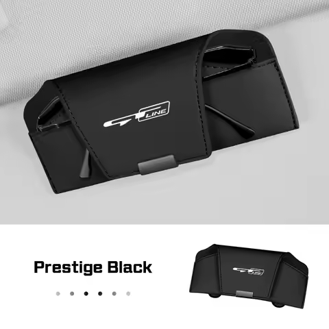 Leather Car Visor Glasses Case For KIA GT line Stinger Optima Cerato Soul Venga Forte Spectra Sedona Sunglasses Box Accessories