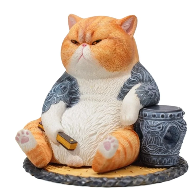 

Life and death have life and wealth in the sky, cute cute pet Garfield model car ornament figure