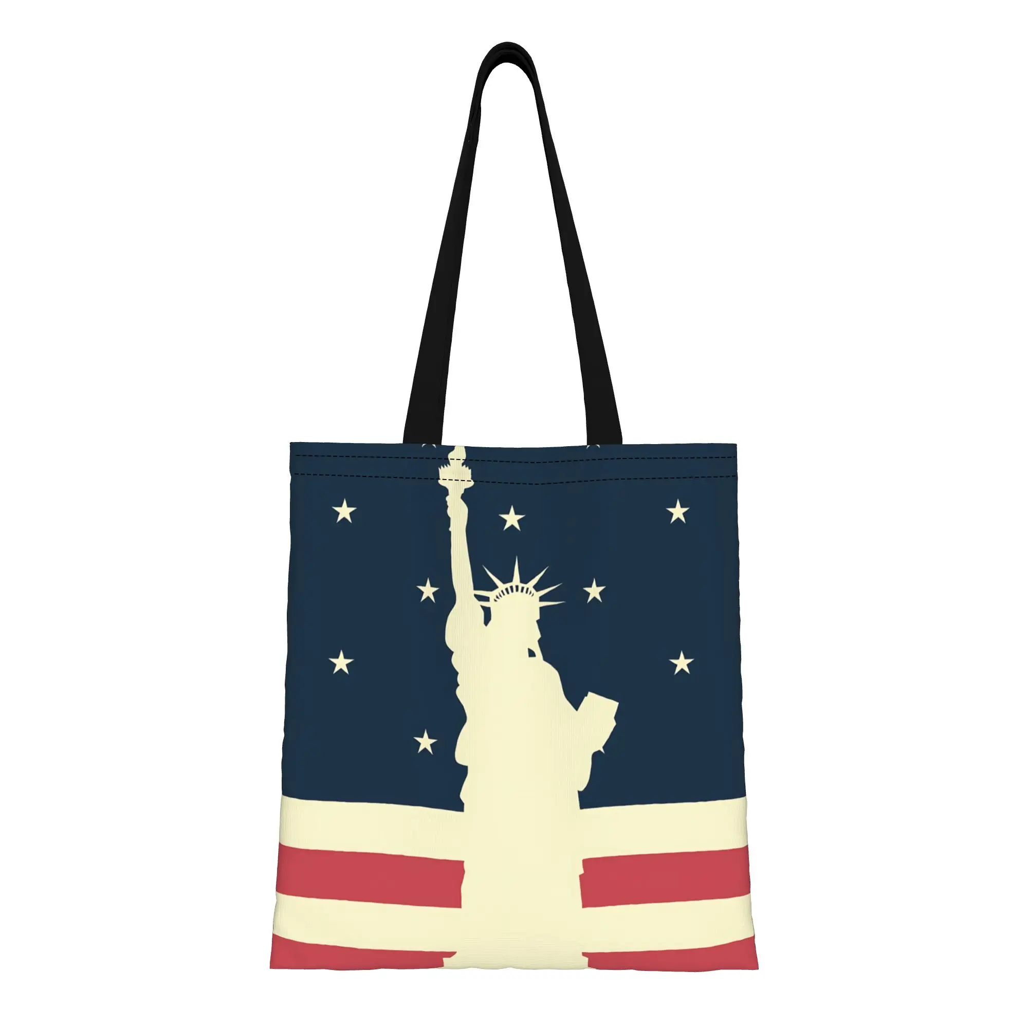 

Холщовая сумка-шоппер «Америка 250» (1 шт.), посвященная полувековью юбилею США, идеальна для покупок, продуктов, как наплечная или ручная сумка