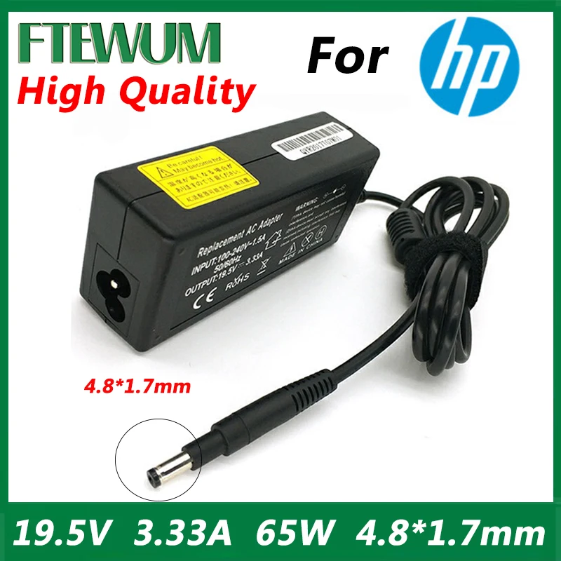 アダプター-ラップトップ電源,18.5v 3.5a 65w 4.8*1.7mm,hp 430 s 4330s 4415s 4230s 4410s 4311s dv1000 dv1003 dv1004 170