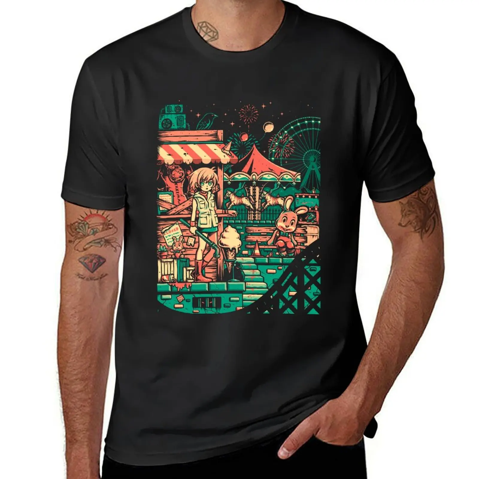 

Lakeside Amusement Park T-Shirt quick drying shirts graphic tees men t shirt