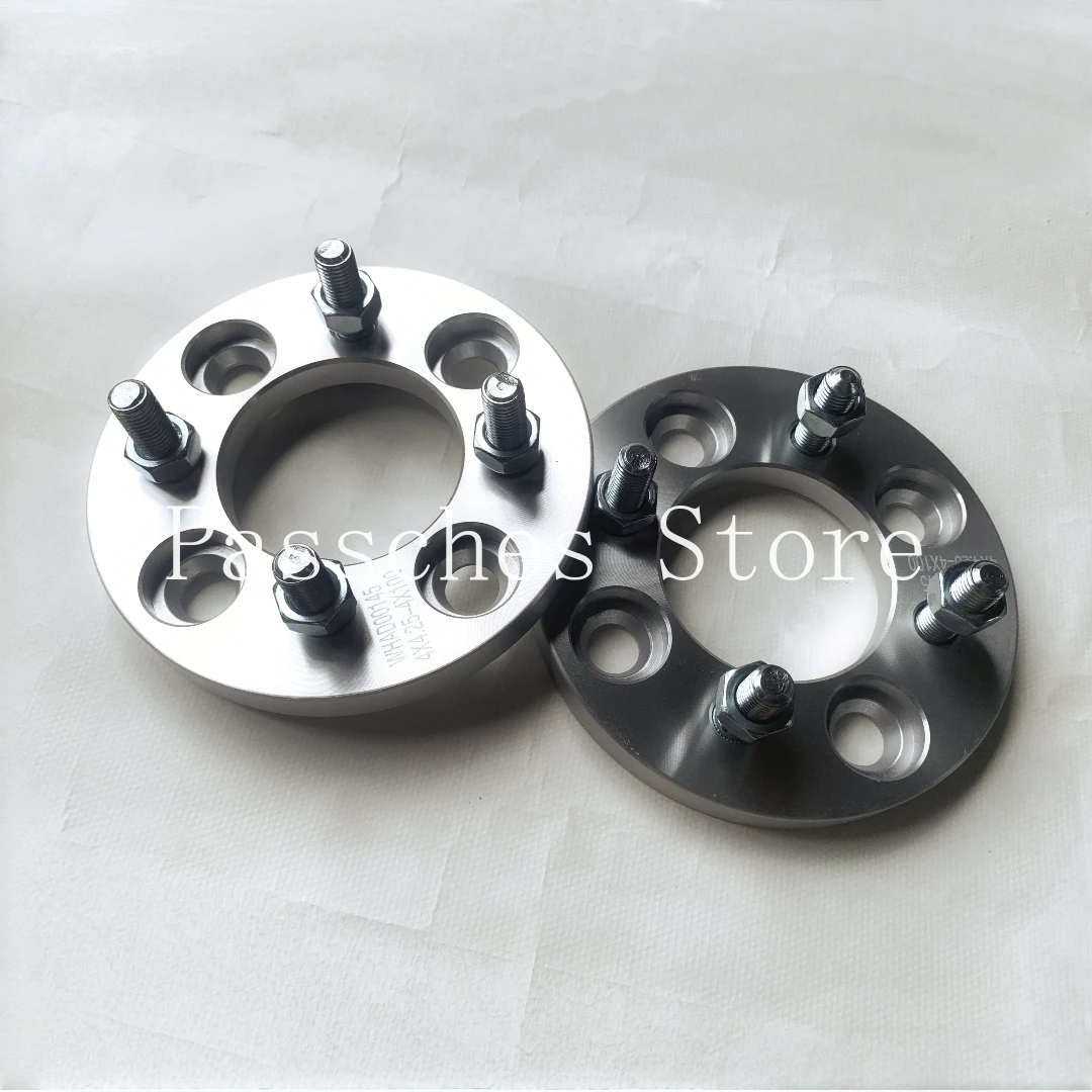 2pcs 20mm Convert Wheel Adapters PCD 4x100/4x114.3 to 4x108 CB 71mm Lug Studs M12x1.5