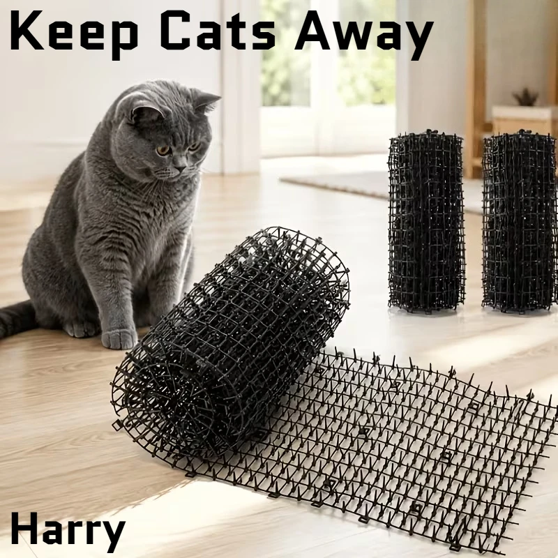 Dog Cat Scat Mat Animal Deterrent Repellent Plastic Scarer-Spike Tool ​Polypropylene Anti Cat Mat Household Garden Tools