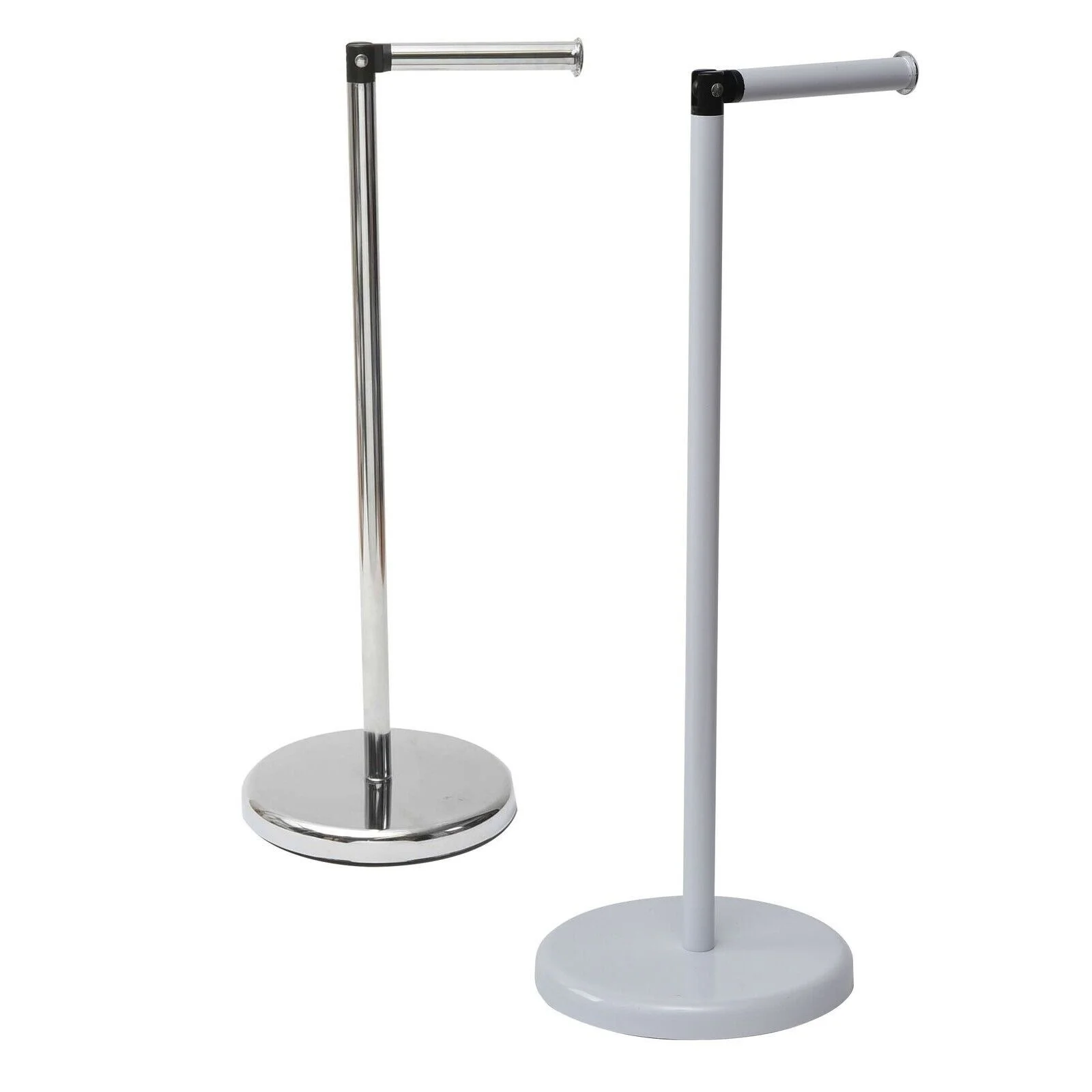 Maxia Market Soporte Portarollo De Papel Higienico De Baño Aseo Brazo Metal Amovible 180º