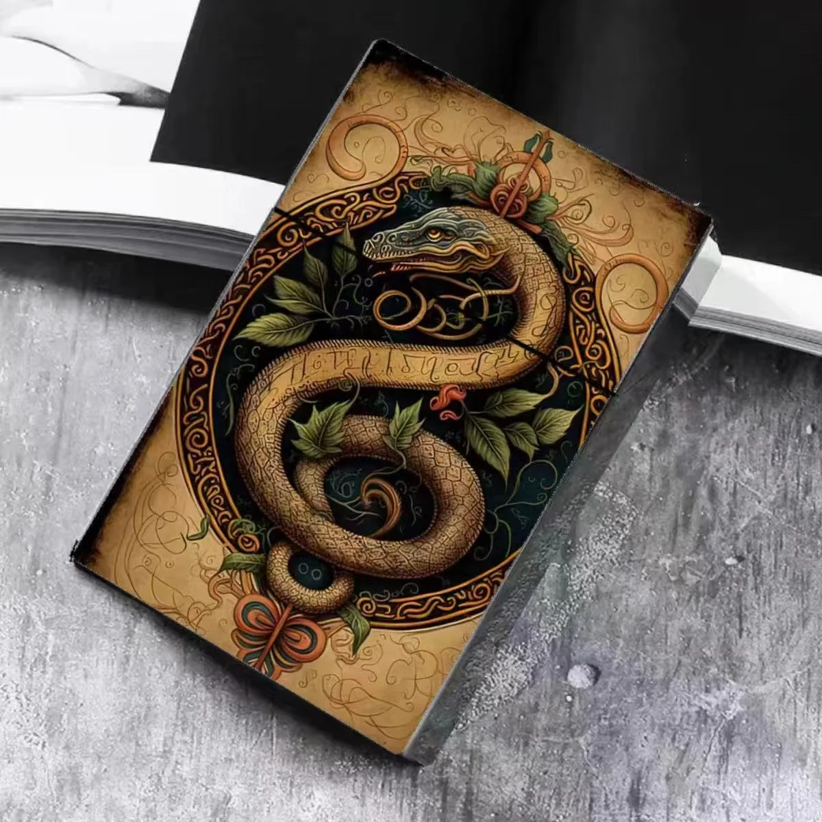 3-in-1 Pop-Up Animal Cigarette Case for 20 1 Shockproof & Dual-Fit Slim/King Size l Cool Auto Flip Design with Wild Pattern view 3