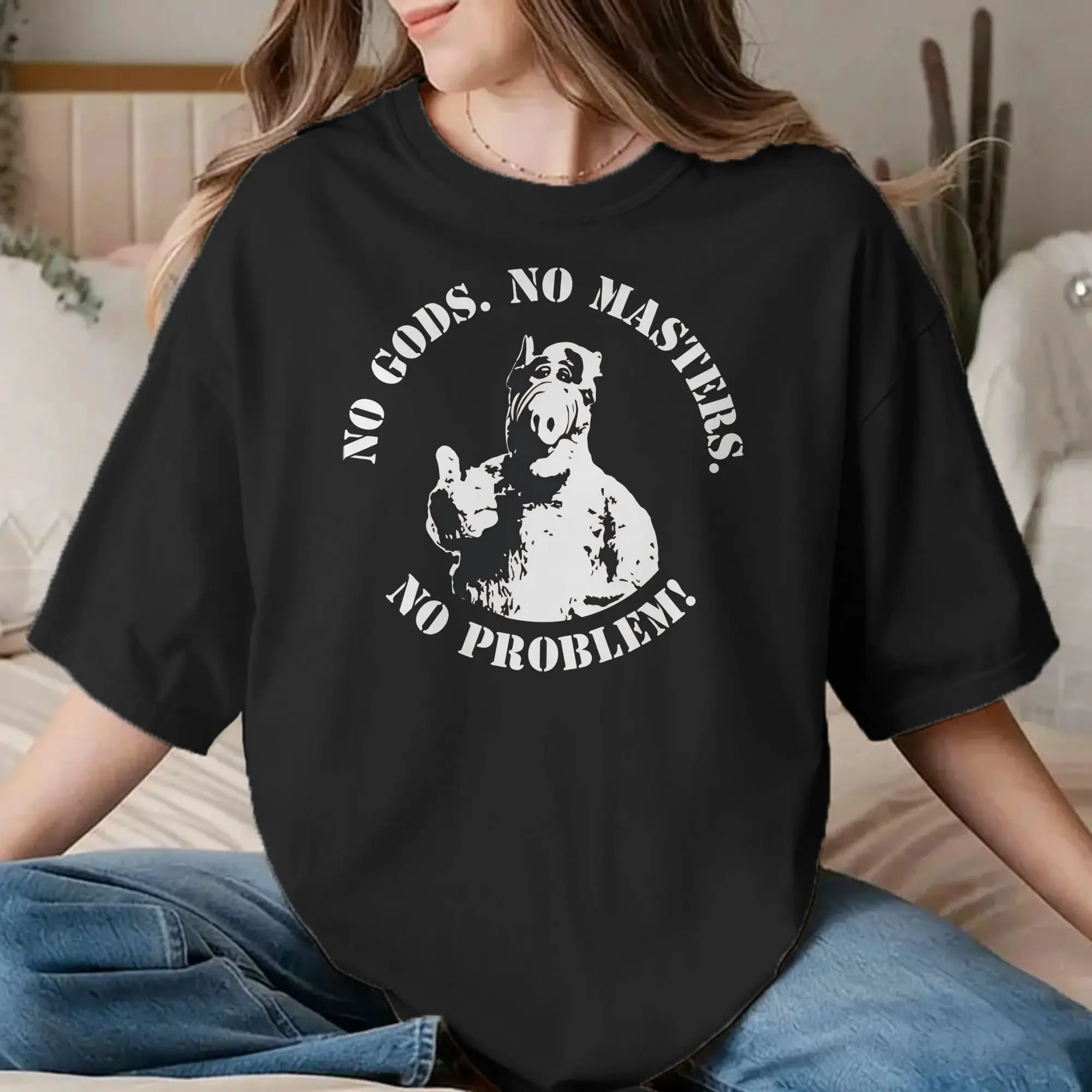 Men Women T-Shirt Alf  Alien Life Form Comedy  Leisure Cotton Tees Short Sleeve  T Shirts Round Neck Clothing Gift