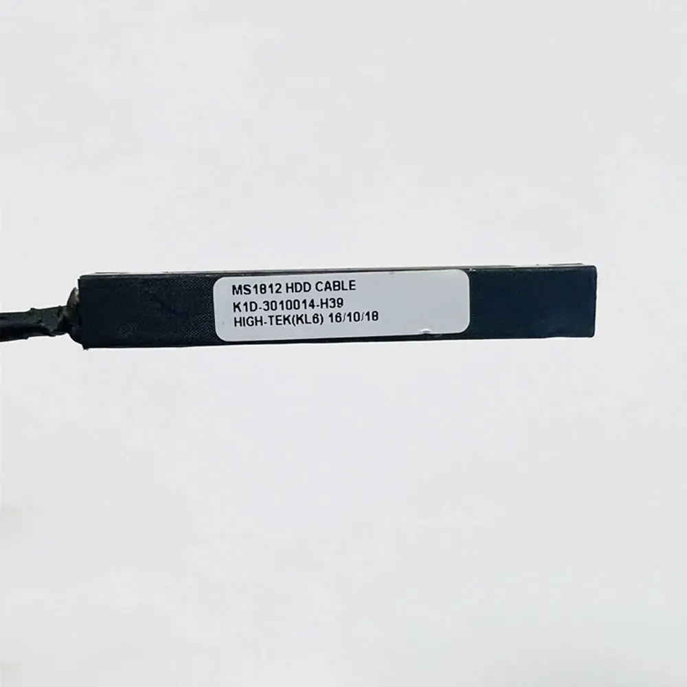 SATA Hard Drive Connector, HDD, SSD Connector, Cabo Flex, para MSI GT80 2QE, GT80S, GT83, GT83V, GT83VR, MS-1812, MS-1815, K1D-3010014-H39