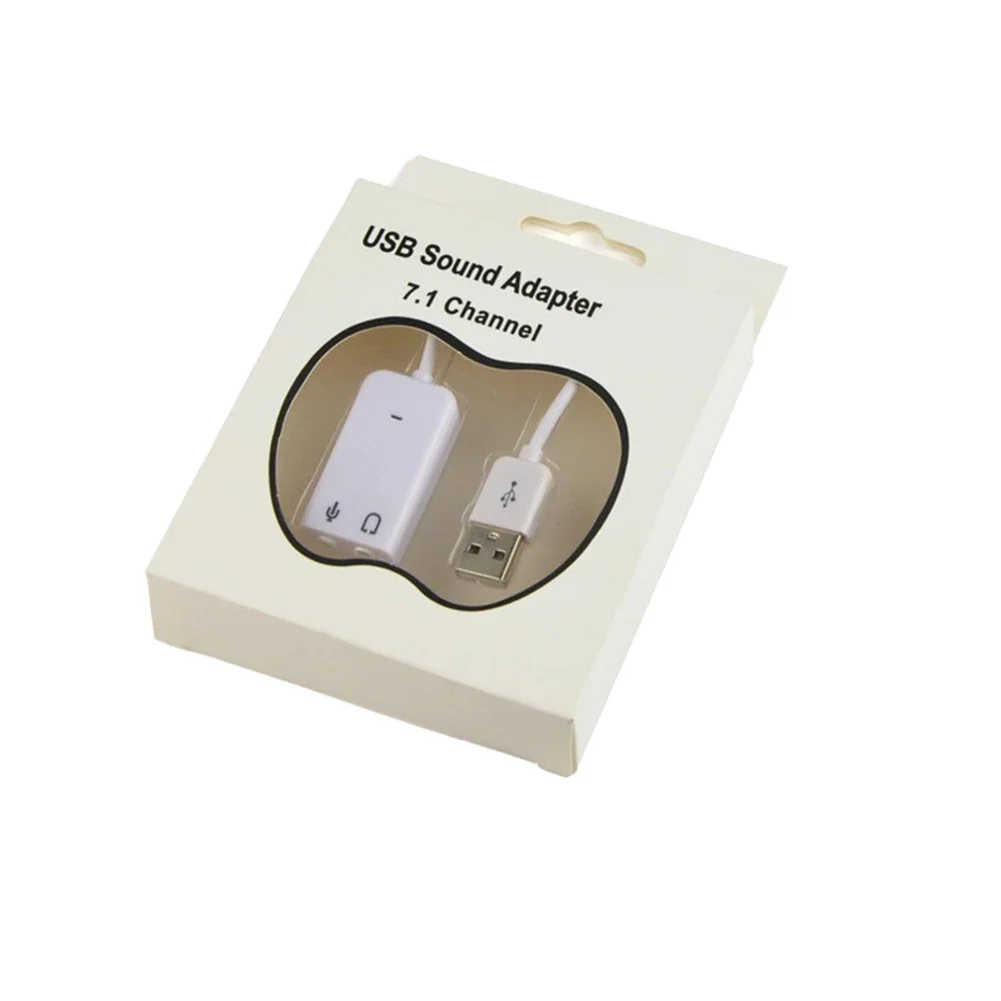 Enhanced Sound Quality for Raspberry Pi USB 3D 7 1 Channel Sound Card Adapter with Dynamic Rotating Sound Field