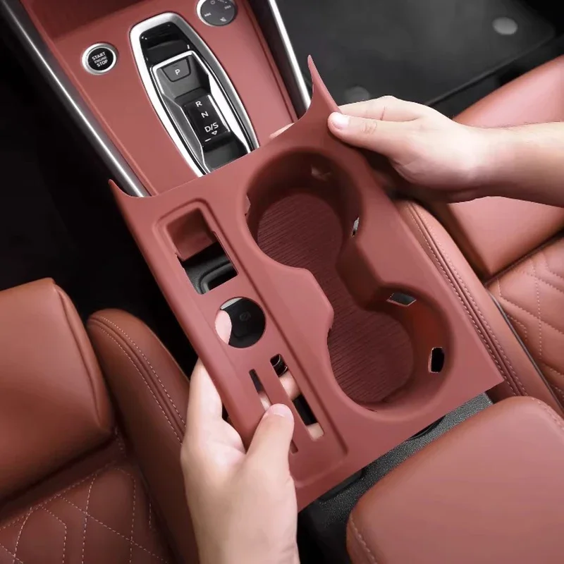 For Audi A3 8Y 2025 2026 Car Soft Silicone Center Console Gear Panel Water-cup Slot Pad Non Slip Interior Protector Accessories 2