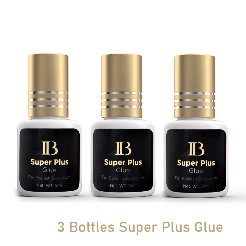 

3 Bottles IBeauty Super Plus Glue Cola IBeauty Supplies Health Black Eyelash Extension 5g Korea Custom Lash Glue Makeup Tools