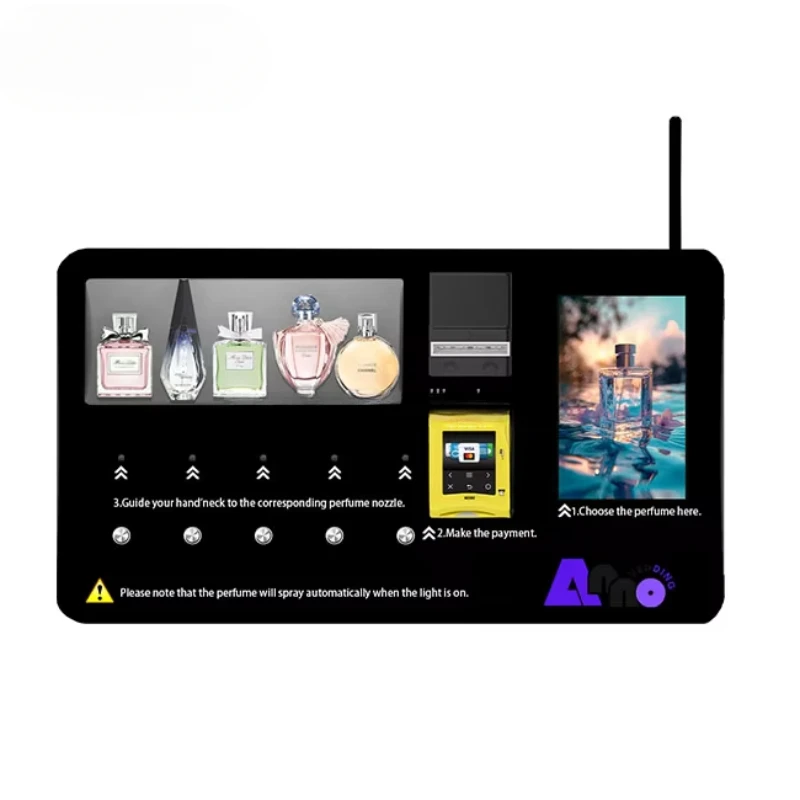 

Anno Automatic Buttonless Control Perfume Sprayer Vending Machine Unique Free Manual Design Perfume Machine