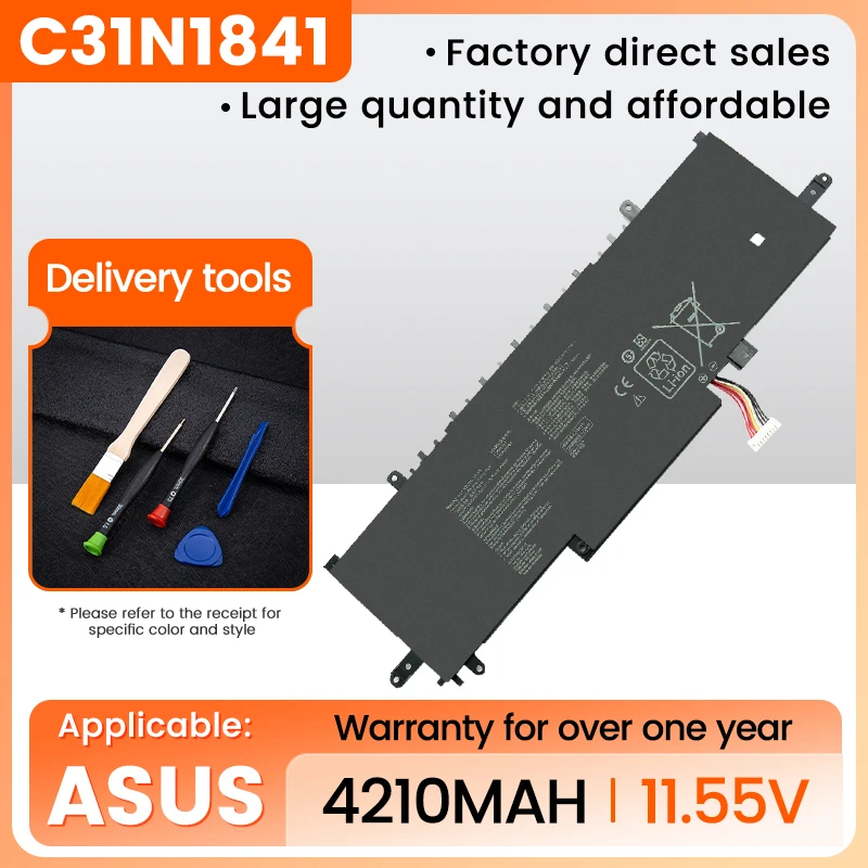 

C31N1841 Laptop Battery For Asus UX433FAC UX433FLC UX434FLC UX434FQ Q407IQ Q427FL UM433DA UX333FAC UX334FL UX334FLC UX463FL U360