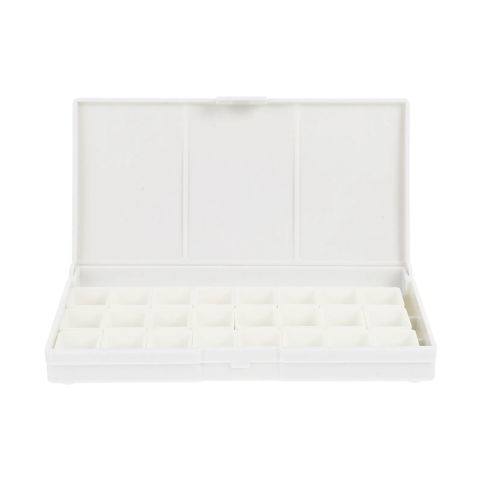 Watercolor Sub-Packing Pans Plastic Pigment Storage Box for Artists Painters Students Calligraphy Color Display Plate Easy Use