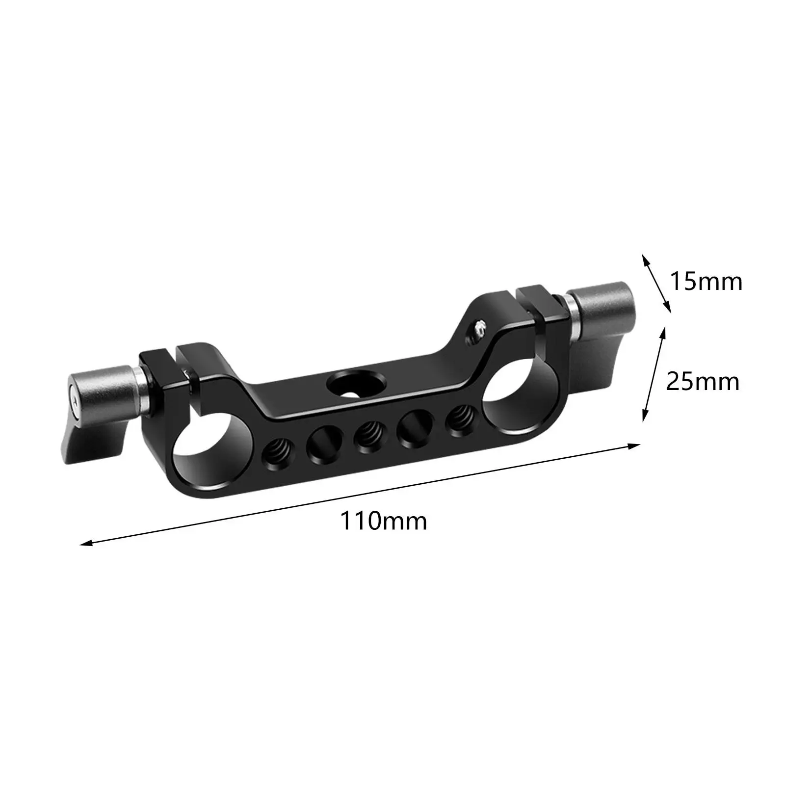 15mm Railblock Equipment Replacement Rod Clamp Mount Camera for Video Camcorder DSLR Camera Rig Shoulder Support Rail System