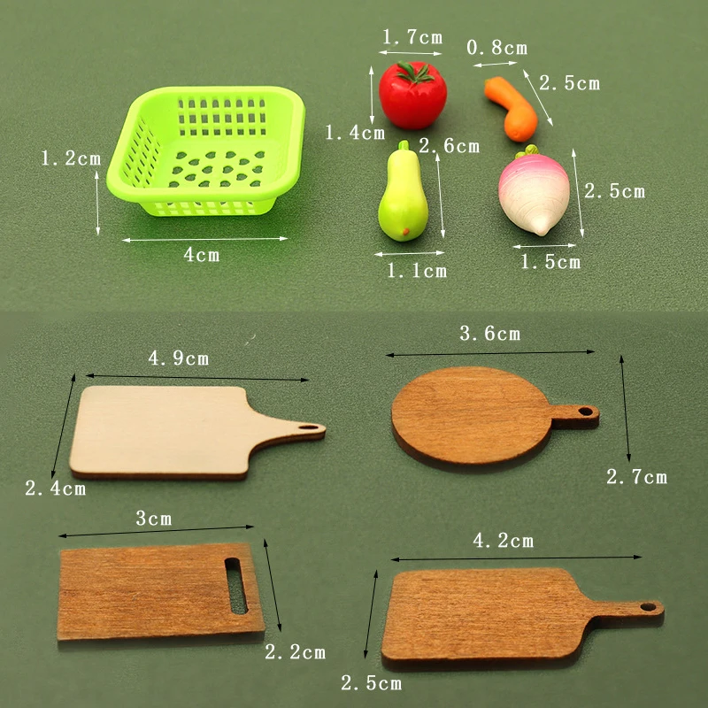 1/12 Dollhouse Miniatuur Keukengerei Kit Model Pop Keuken Bakbenodigdheden Decor Speelgoed Micro Scène Bouw Props