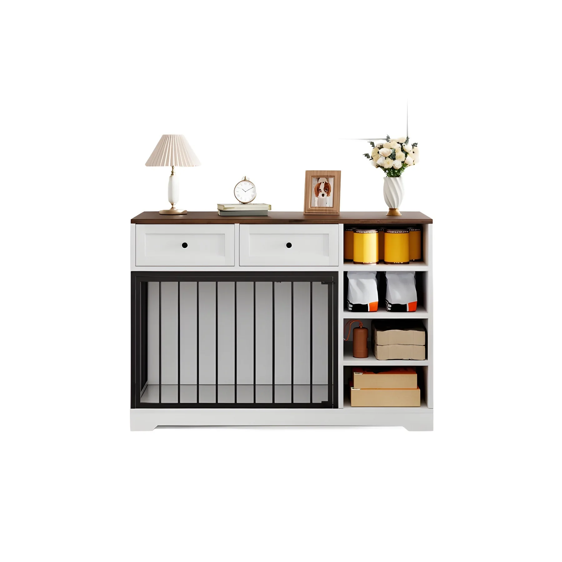 Household simple high-end large dog cage indoor custom pet dog dog isolation fence cross-border custom pet kennel