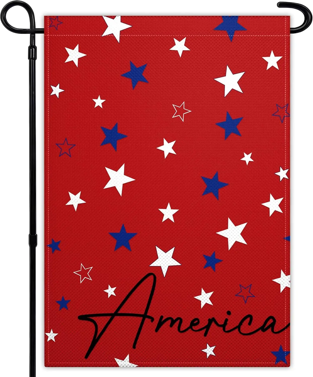 4th of July Garden Flags for 12x18 Inch 3 Ply American Patriotic Garden Flag Independence Day Flag for Outside Indoor House  uui