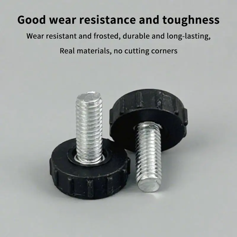 Adjustable Square Tube Leveling Foot Pads Non-Slip Heavy Load 1 Set for Industrial Workbench Kitchen Furniture Shelves