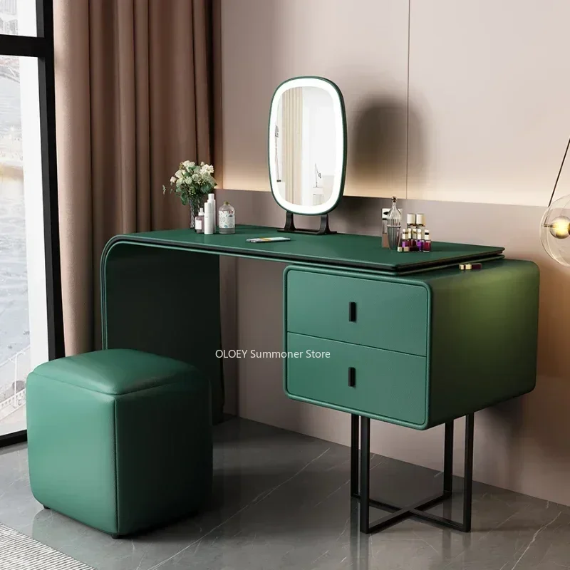 Vanity Makeup Desk Bedroom Furniture Furniture Bedroom Storage Cabinet Set Shoe Organizer Table Modern Aesthetic Room Desk