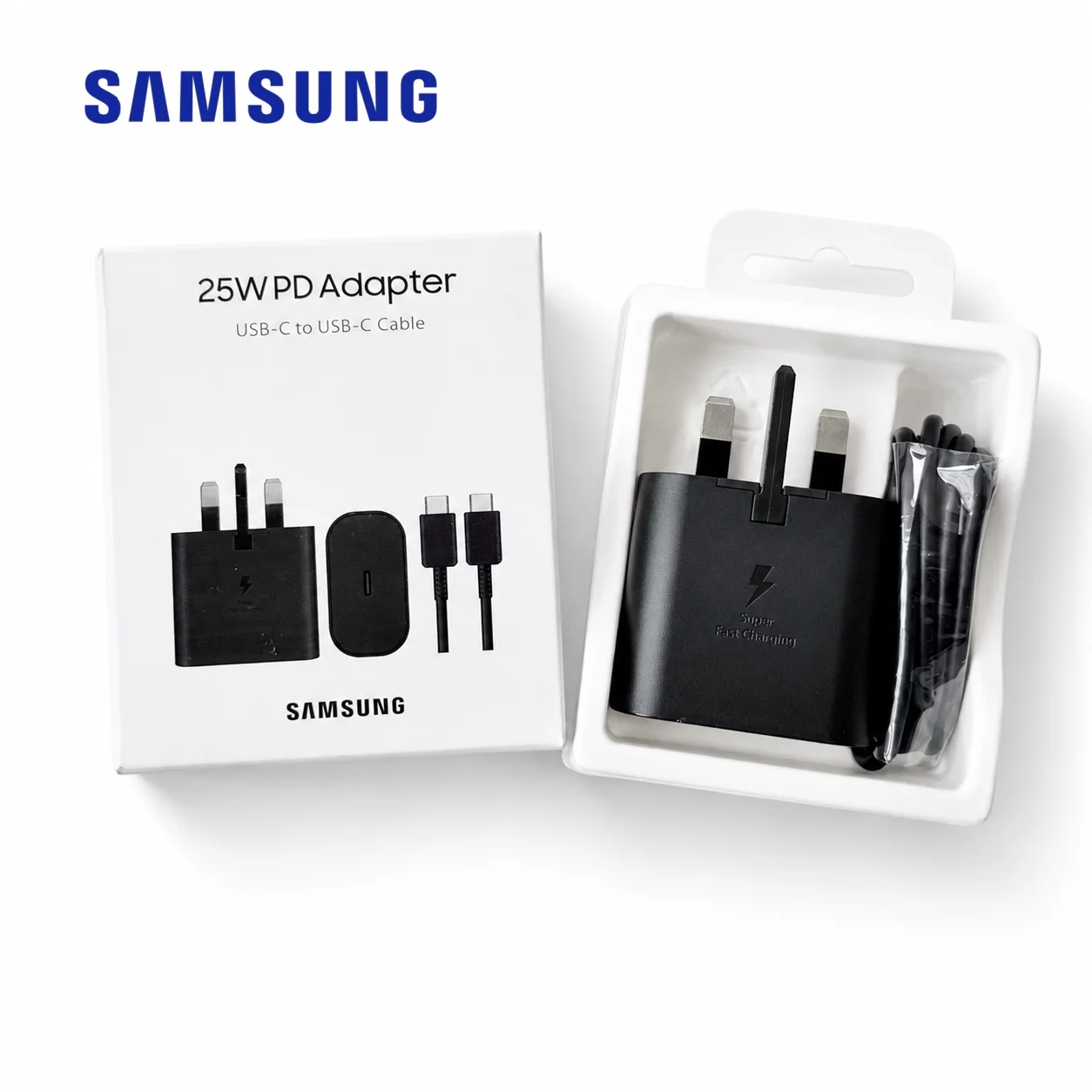 Original Samsung Charger 25W/45W Super Fast Charge EU Charger Adapter For Galaxy S26 Ultra S25Edge Z Fold Flip 7 6 A57 A37 M17