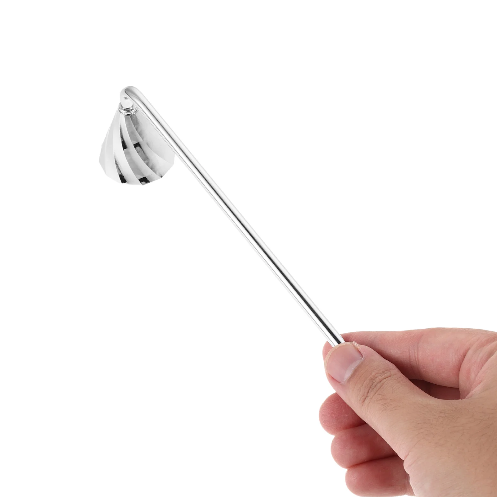 

Snuffer Cover 7" Vintage Metal Wick Extinguisher Tool Flame Safety Decorative Accessories Home Party Use