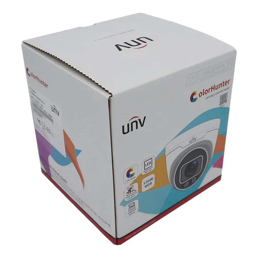 IPC3638SE-ADF28K-WL-I0 الأصلي Un8MP ColorHunter ثابت الدافئة ضوء برج كاميرا شبكة مراقبة للاستخدام الداخلي
