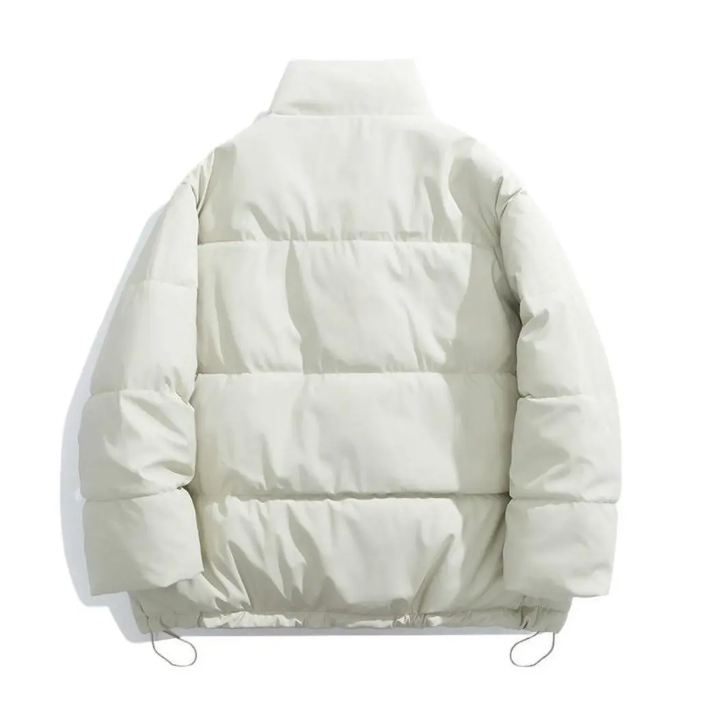 

Женское утолщенное хлебное пальто в американском стиле, зимняя короткая свободная верхняя одежда для пар с хлопковой подкладкой для женщин